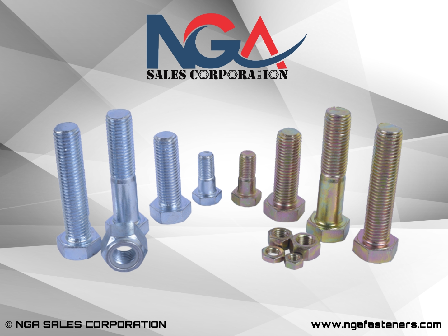 Hex Nuts and Bolts by NGA SALES CORPORATION - Ludhiana, Punjab, INDIA.